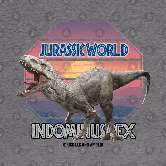 Jurassic - Indominus Rex -  Dinosaur Movie Sunset by Jurassic Merch